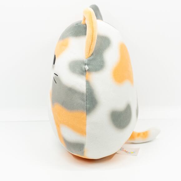 SQUISHMALLOWS Tahoe the Tortoiseshell Cat 8" Plush Orange Gray White Kitty - Picture 3 of 6